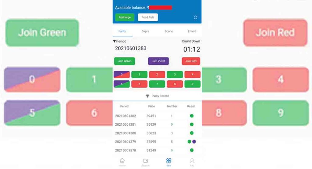 Winmoney Colour Prediction